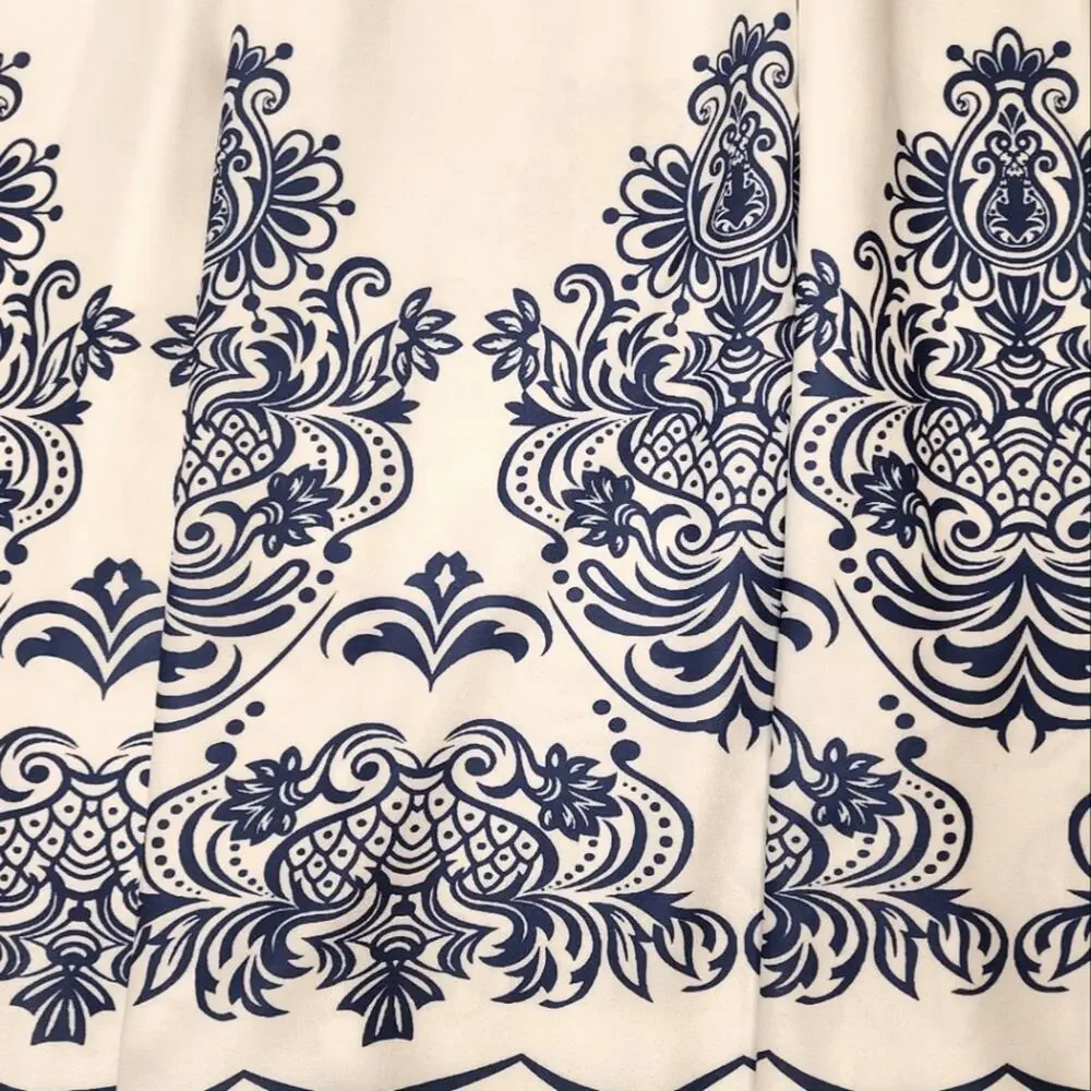 🌻3 for $18 Shein Blue and White Midi Skirt